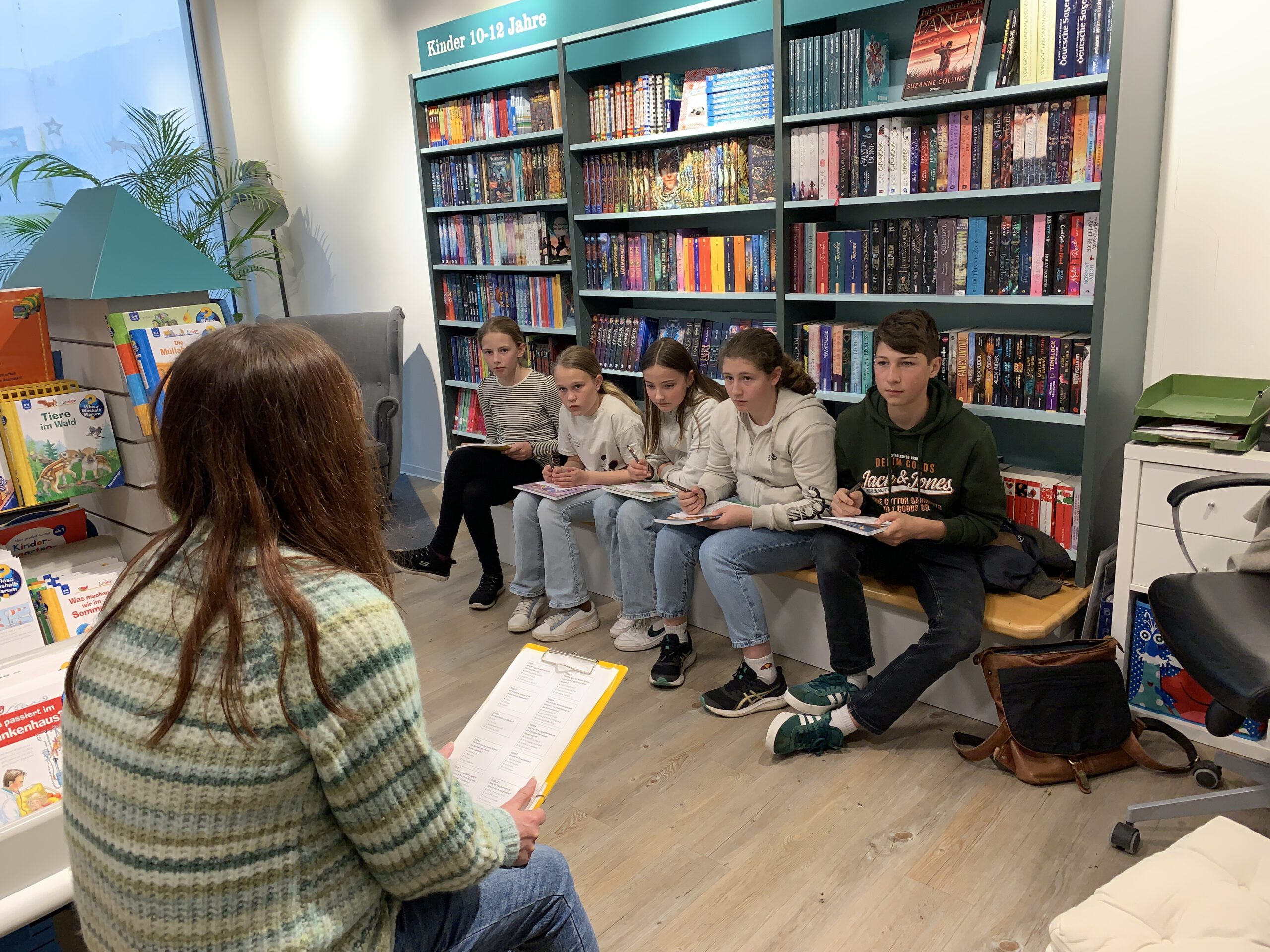 Zum Welttag des Buches in der Gutenberg-Buchhandlung in Naumburg